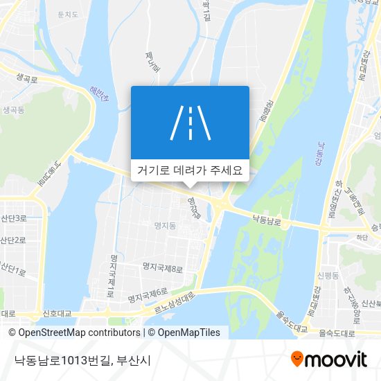 낙동남로1013번길 지도