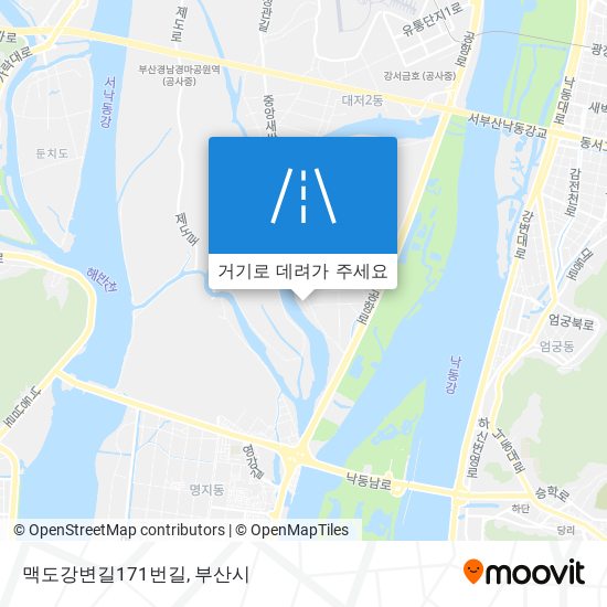 맥도강변길171번길 지도