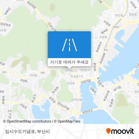 임시수도기념로 지도