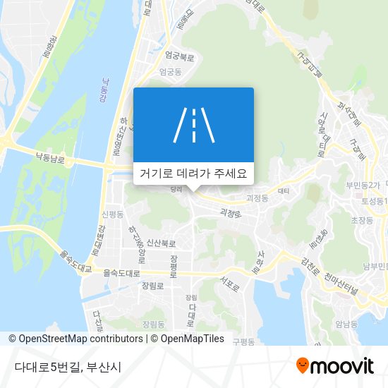 다대로5번길 지도