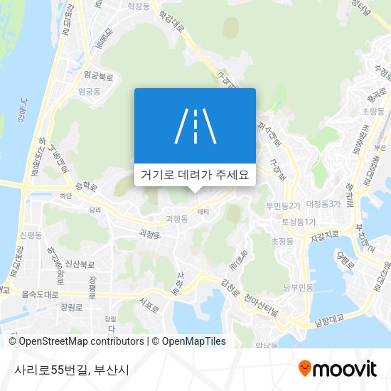 사리로55번길 지도