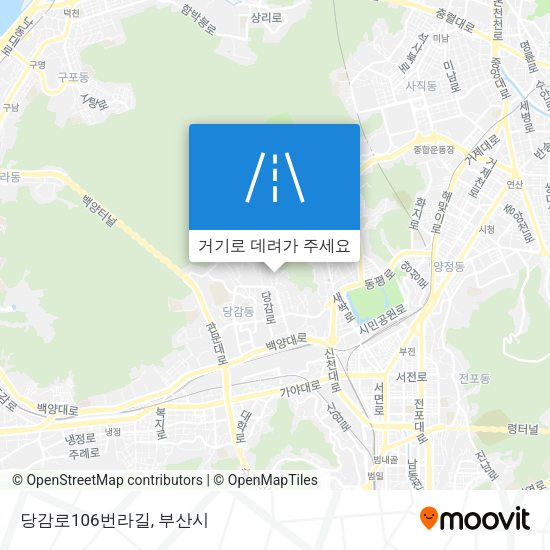 당감로106번라길 지도