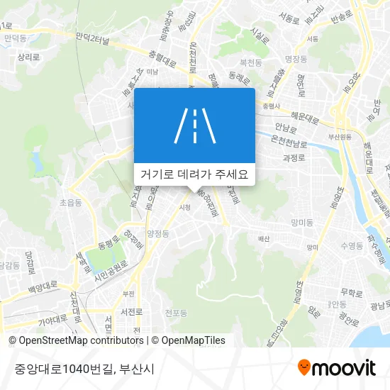 중앙대로1040번길 지도