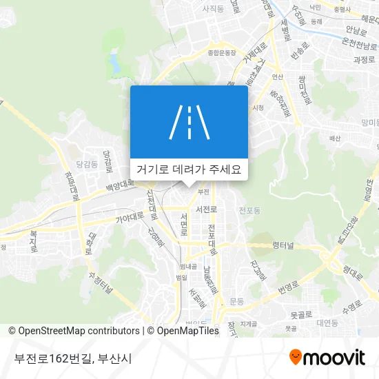 부전로162번길 지도