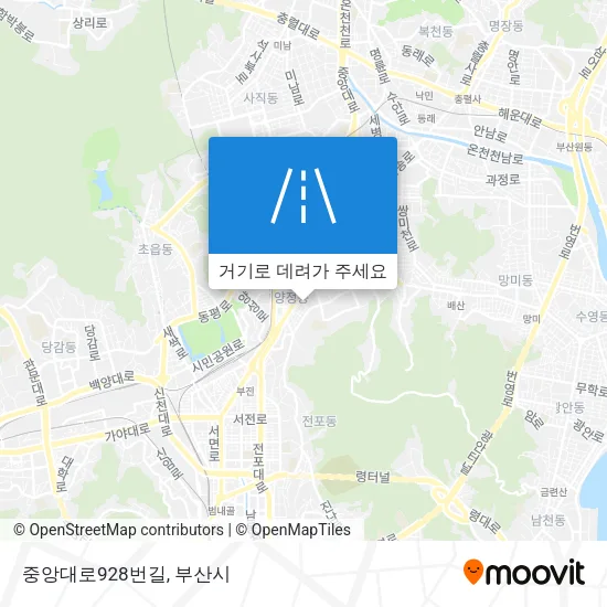 중앙대로928번길 지도