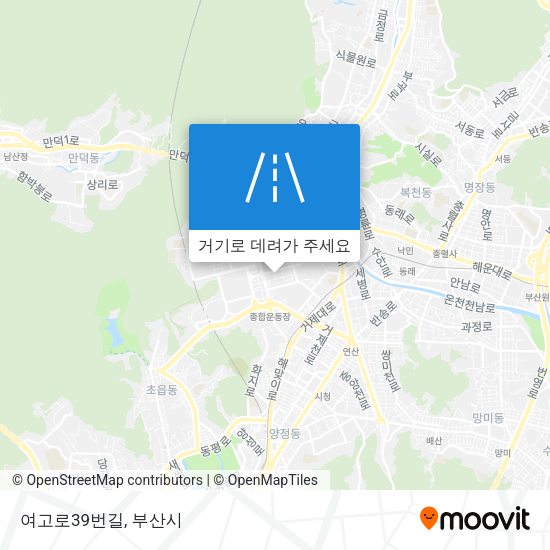 여고로39번길 지도
