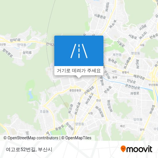 여고로52번길 지도
