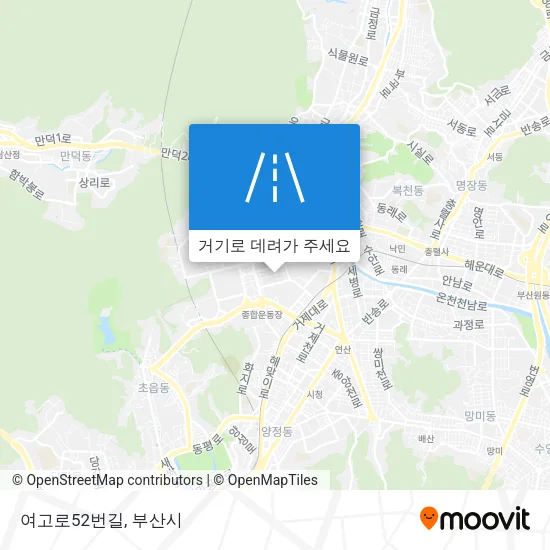 여고로52번길 지도