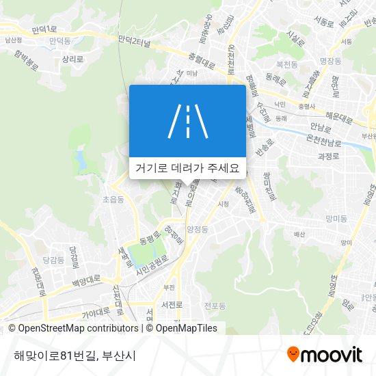 해맞이로81번길 지도
