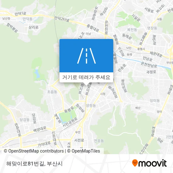 해맞이로81번길 지도
