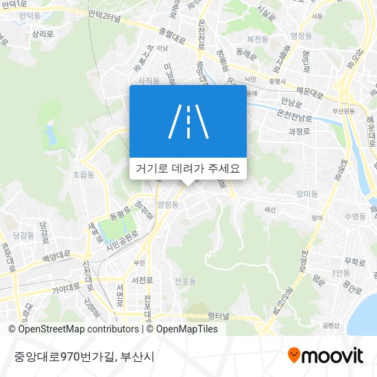 중앙대로970번가길 지도