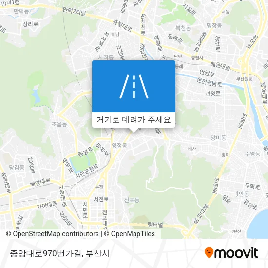중앙대로970번가길 지도