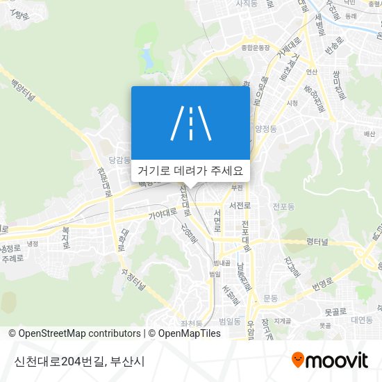 신천대로204번길 지도