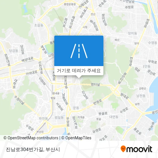 진남로304번가길 지도
