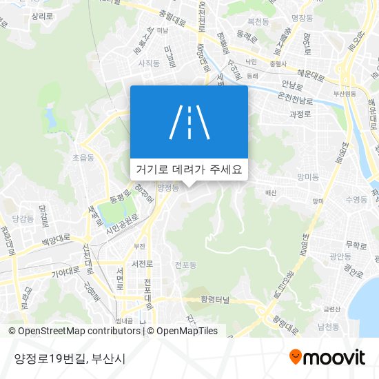 양정로19번길 지도