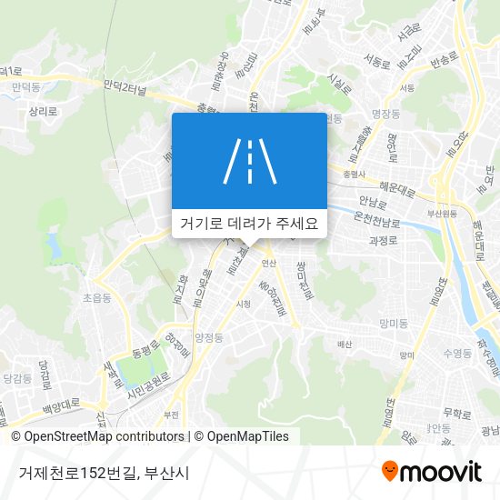 거제천로152번길 지도