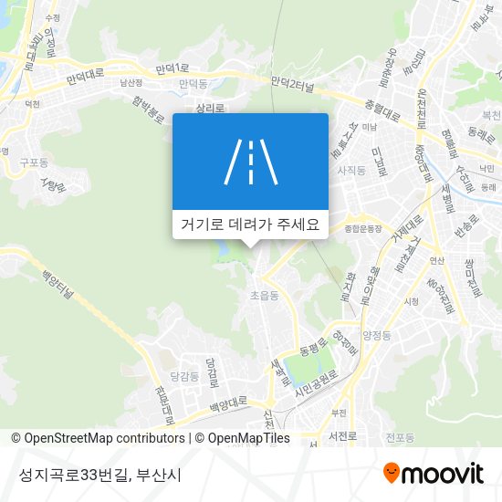 성지곡로33번길 지도