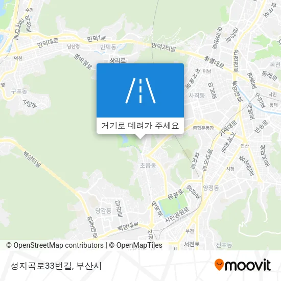 성지곡로33번길 지도