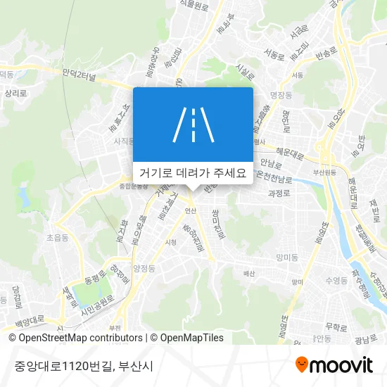 중앙대로1120번길 지도