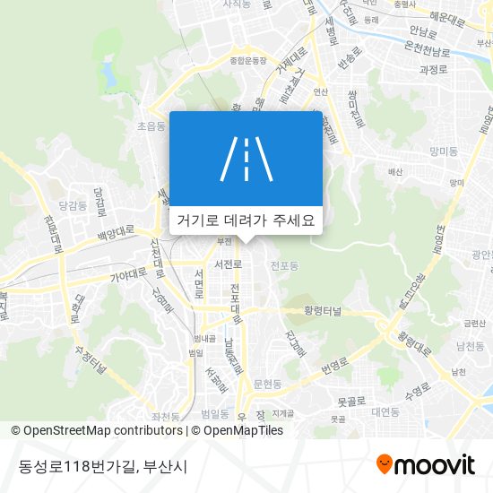 동성로118번가길 지도