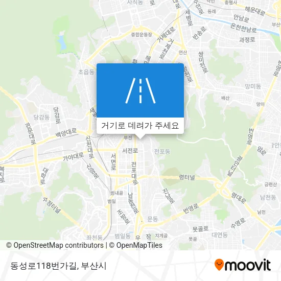 동성로118번가길 지도