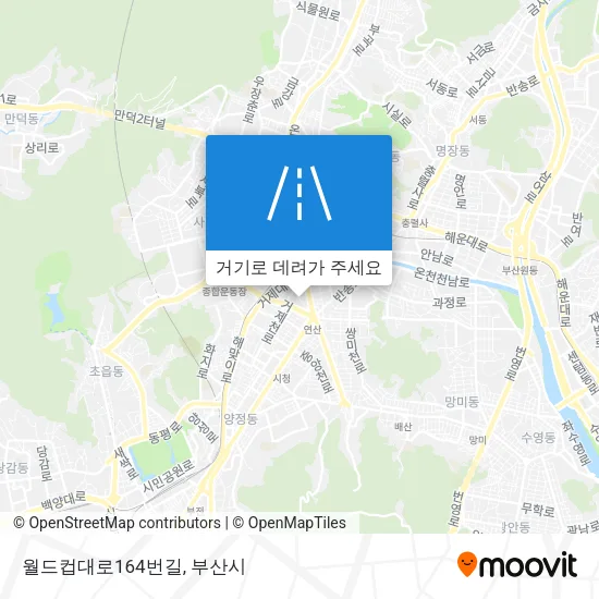 월드컵대로164번길 지도