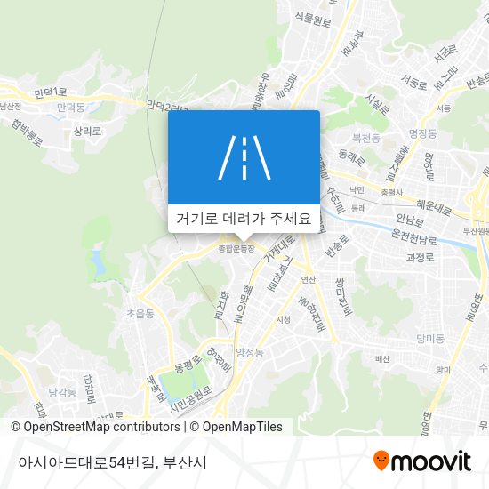 아시아드대로54번길 지도