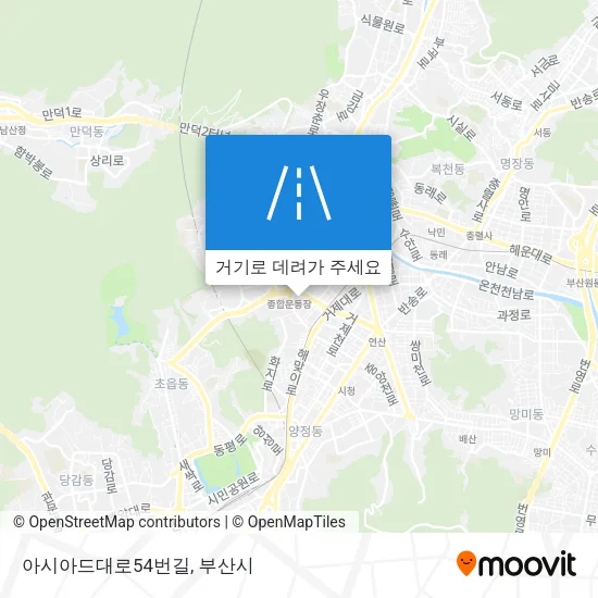 아시아드대로54번길 지도