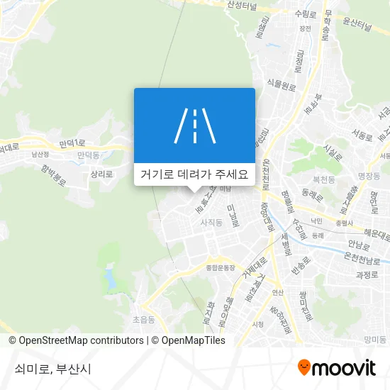 쇠미로 지도
