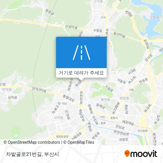 차밭골로21번길 지도