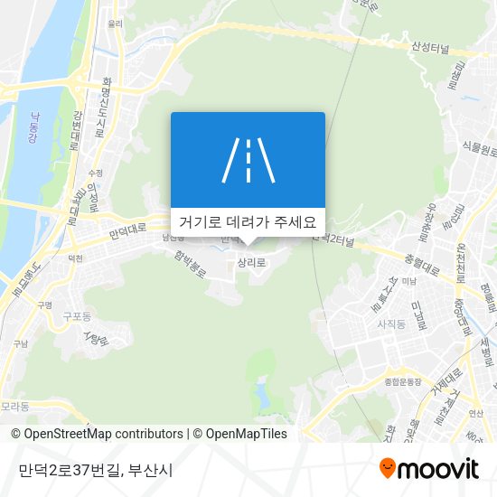 만덕2로37번길 지도