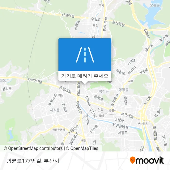 명륜로177번길 지도
