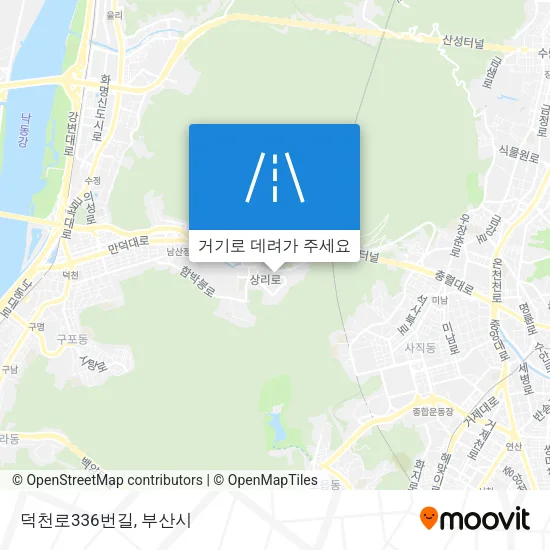 덕천로336번길 지도