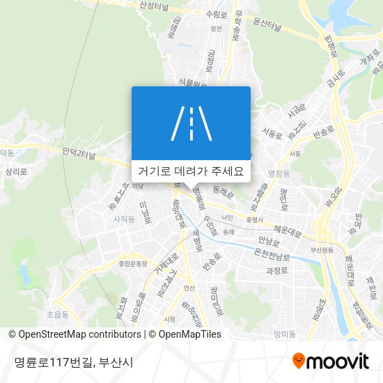 명륜로117번길 지도
