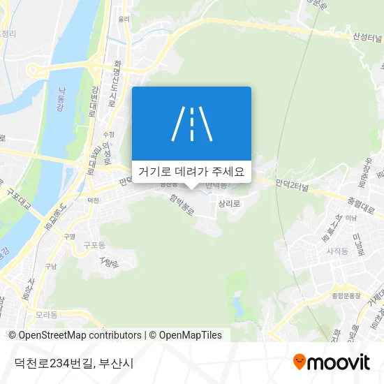 덕천로234번길 지도