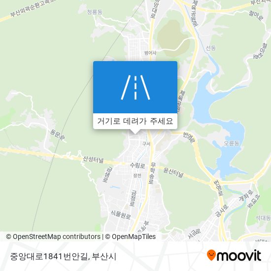 중앙대로1841번안길 지도