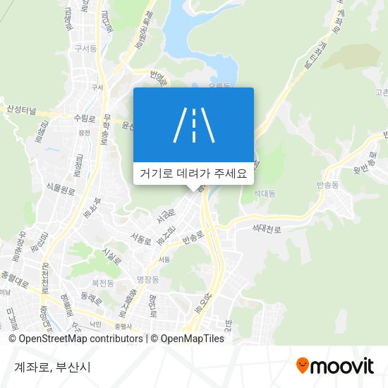 계좌로 지도