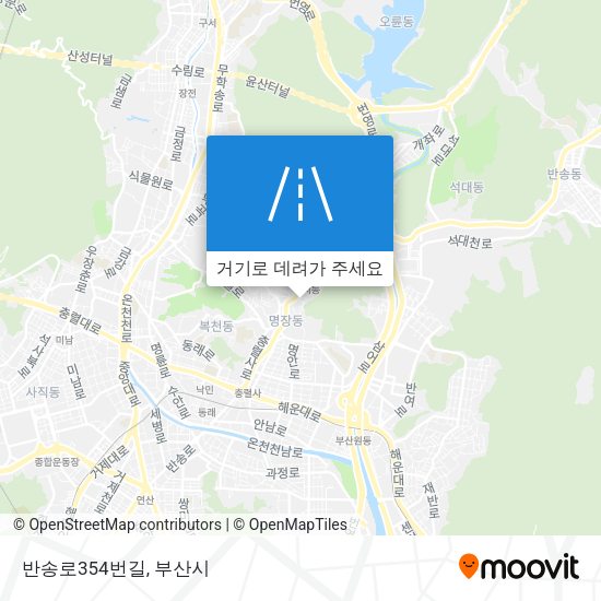 반송로354번길 지도