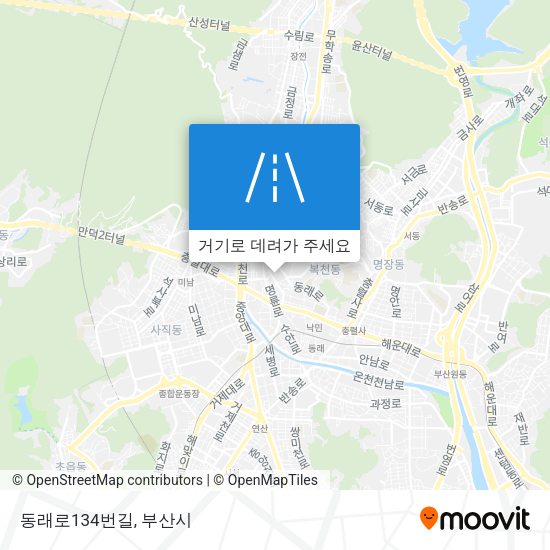동래로134번길 지도