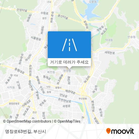 명장로63번길 지도