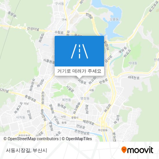 서동시장길 지도