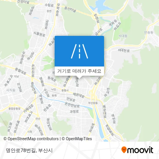 명안로78번길 지도