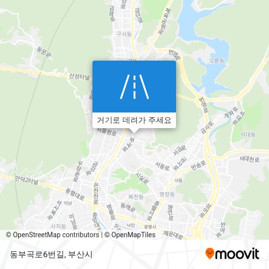 동부곡로6번길 지도