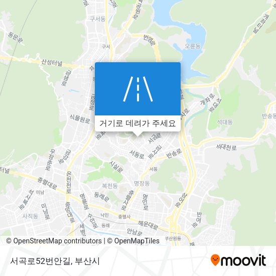 서곡로52번안길 지도
