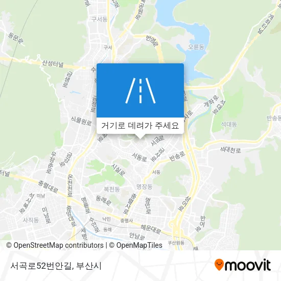 서곡로52번안길 지도