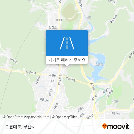 오륜대로 지도