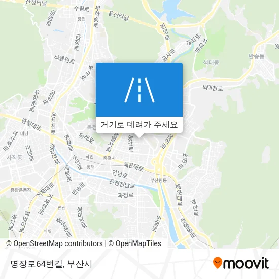 명장로64번길 지도