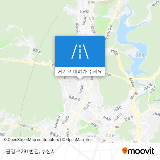 금강로291번길 지도
