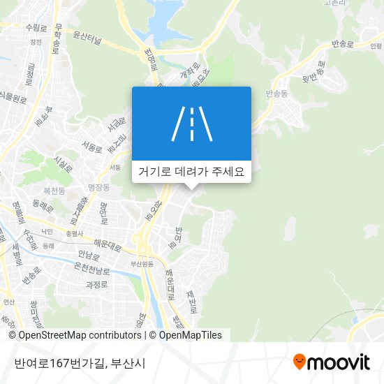 반여로167번가길 지도