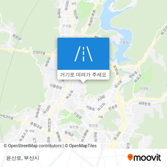 윤산로 지도